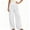 White, variant on Admvng Women's Linen Pants Casual Summer Breathable Trousers with Pockets