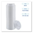 thumbnail image 5 of Boardwalk Hot Cup Lids, Fits 8 oz Hot Cups, White, 50/Sleeve, 20 Sleeves/Carton, 5 of 7