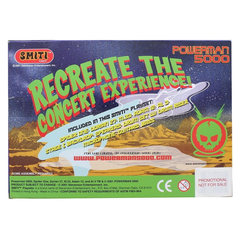 Powerman 5000 Limited Edition SMITI 3 Inch Mini Figure Set