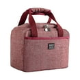 thumbnail image 1 of Fiudx Bolsa Térmica para Almuerzo, Diseño a Prueba de Fugas, Forro Suave Impermeable, Correa de Transporte Portátil, Ideal para Oficina, Escuela, Picnic, Playa, Moderna y Ligera, Tamaño 24 X 14 X 17, 1 of 2