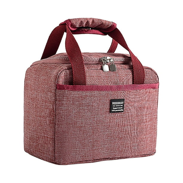 Xihbxyly Bolsa Térmica para Almuerzo, Diseño a Prueba de Fugas, Forro Suave Impermeable, Correa de Transporte Portátil, Ideal para Oficina, Escuela, Picnic, Playa, Moderna y Ligera, Tamaño 24 X 14 X