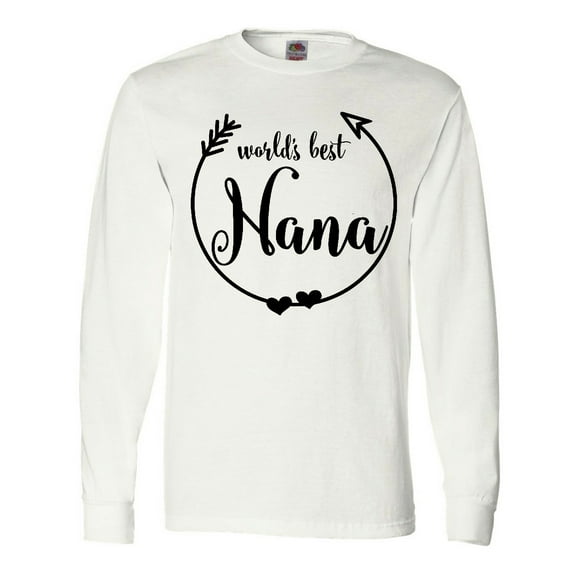 Inktastic World's Best Nana Long Sleeve T-Shirt