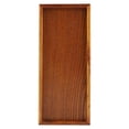 thumbnail image 1 of Rectangle Wooden Tea Tray Serving Table Plate Snacks Food Storage Dish for Hotel Home(35*15cm), 1 of 8