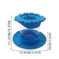 thumbnail image 2 of Limpiador de pinceles Taza de enjuague Bellas artes, estudio, aula | Soporte para pinceles y herramienta de limpieza de silicona para medios acrílicos, acuarelas y a base de agua, 2 of 2