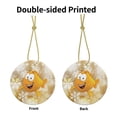thumbnail image 3 of Bubble Guppies Fish Christmas Tree Hanging Decoration Ceramic Round Xmas Ornaments Souvenirs Gift For Home Office Car Party, 3 of 7