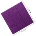thumbnail image 2 of MOKKHNB Felt Walls Tiles Purple Synthetic Material 1Pack for Modern Decor, 2 of 5