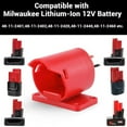 Milwaukee M12 Li ion Battery Adapter DIY Dock Power With 14 Gauge Wire milwaukee-m12-li-ion-battery-adapter-diy-dock-power-with-14-gauge-wire