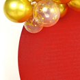 thumbnail image 5 of BalsaCircle 7.5 feet Red Metallic Glittered Spandex Round Backdrop Stand Cover Wedding Party Decorations, 5 of 7