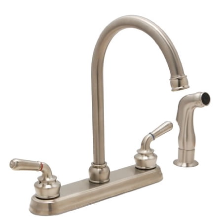 Waterstone 3025-SB Contemporary Kitchen Faucet Side Spray In Satin Brass | 48" Hose, Insulated Handle