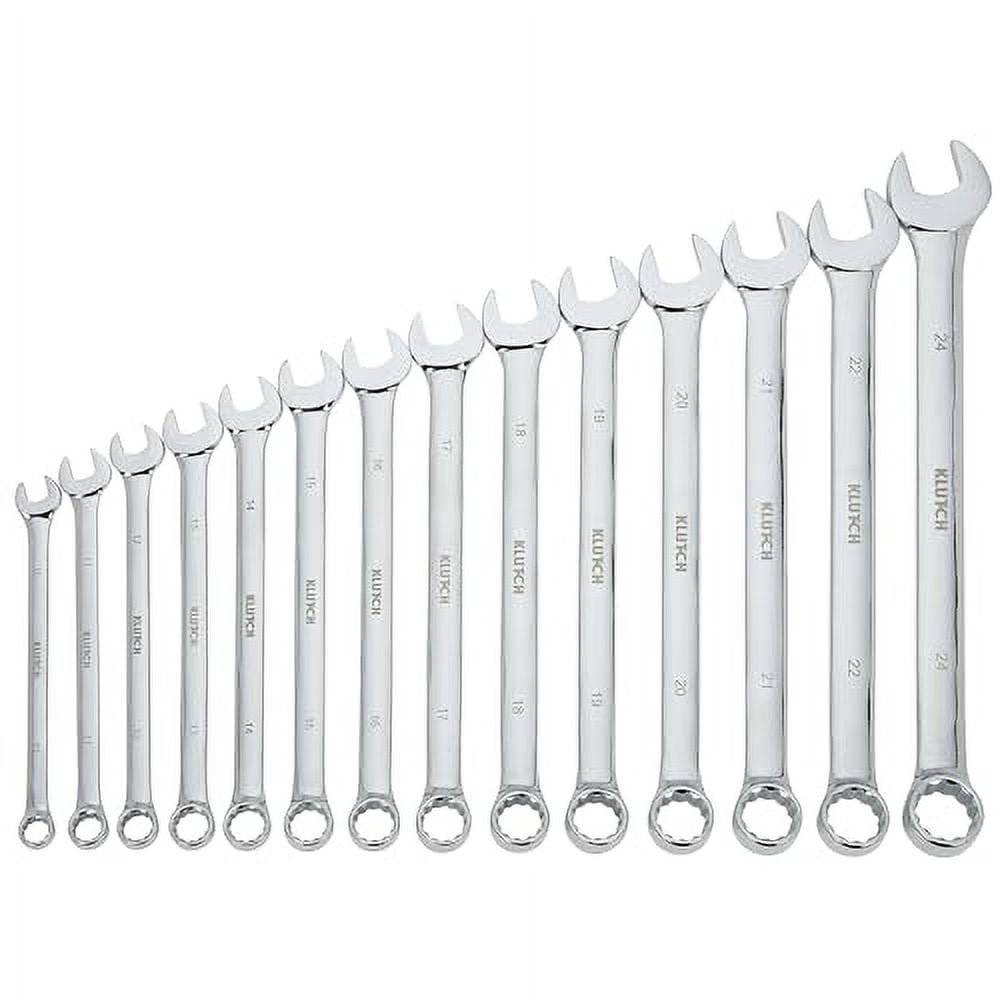 Klutch 14-Pc. Metric Extra-Long Wrench Set, Model# 34696A