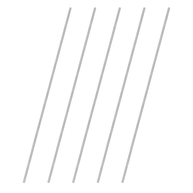 Uxcell 5-Pack Fully Threaded Rod, M3x250mm 304 Stainless Steel Right Hand Thread Bar Studs Metric Threaded Screw