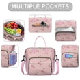 thumbnail image 2 of Insulated Lunch Bag Women, Leakproof Large Lunch Box, Reusable Lunch Cooler Bag with Adjustable Strap, Lunch Tote Bag for Work Women,Continuous Pattern Lunch Tote Bags Gifts for Woman, Mom, 2 of 6
