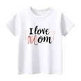 thumbnail image 6 of OGLCCG Mothers Day Shirt for Kids Girls I Love My Mama Tees Cute Graphic Printed Crewneck Short Sleeve Happy Mothers Day T-Shirt 2-14 Years, 6 of 6