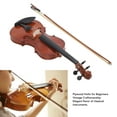 thumbnail image 3 of Violin, Sleek and Flat Surface Wide Application Steel Wire Strings Durable Beginner Violin 4/4 Portable with Triangle Case for Music Recording, 3 of 7