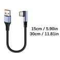 thumbnail image 4 of Osdhezcn 15/30cm Long USB to Type C Charging Cable Line Short Fast Data Cord Wire Stable, 4 of 7