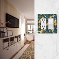thumbnail image 5 of Yayeee Rocker Switch Wall Plate 2-Gang 4.7"x4.6" Home Decorative Outlet Cover, Blue Lemons, 5 of 6