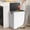 White, variant on 16 Gallon Dual Compartment Stainless Steel Recycling Trash Can 60L Step Garbage Bin Soft Close Lid for Home Office Kitchen