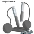 thumbnail image 2 of Entrenamiento digital de ejercicios de fitness con contador, cuerda de saltar sin cuerda con peso ajustable Ormromra, 2 of 5
