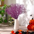 thumbnail image 4 of 30 Pcs Artificial Glitter Stem Ornaments 26 inch Fake Christmas Picks Glitter Ting Ting Vase Filler Floral Crafts Home Decoration for Xmas Tree DIY Wreath Crafts Gift Holiday Home Decor Purple, 4 of 8