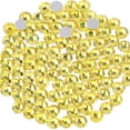 thumbnail image 1 of Beadsland Diamantes de imitación de cristal con parte posterior plana, gemas redondas, amarillo limón (2,3-2,5mm) SS8/1440 Uds., 1 of 5