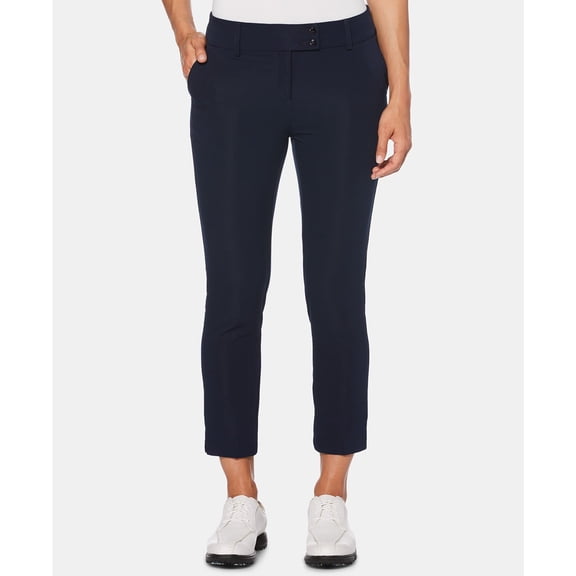 Pga Tour Womens Seersucker Ankle Pants Size 10