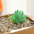 thumbnail image 1 of DIY Artificial Succulent Flocked Plant Fake Cactus Lotus Home Garden Decor, 1 of 1