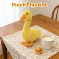 thumbnail image 4 of 13.8in Soft Yellow Duck Plush Toy, Adorable Stuffed Duckling Animal, Cuddly Bird Pillow for Home Decoration, Cute Farm Animal Plushie, Birthday Present Accent Piece, 4 of 5