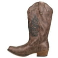 thumbnail image 3 of Roper Womens Amelia Tall Snip Toe Cowboy  Casual Mid Calf Boots, 3 of 5