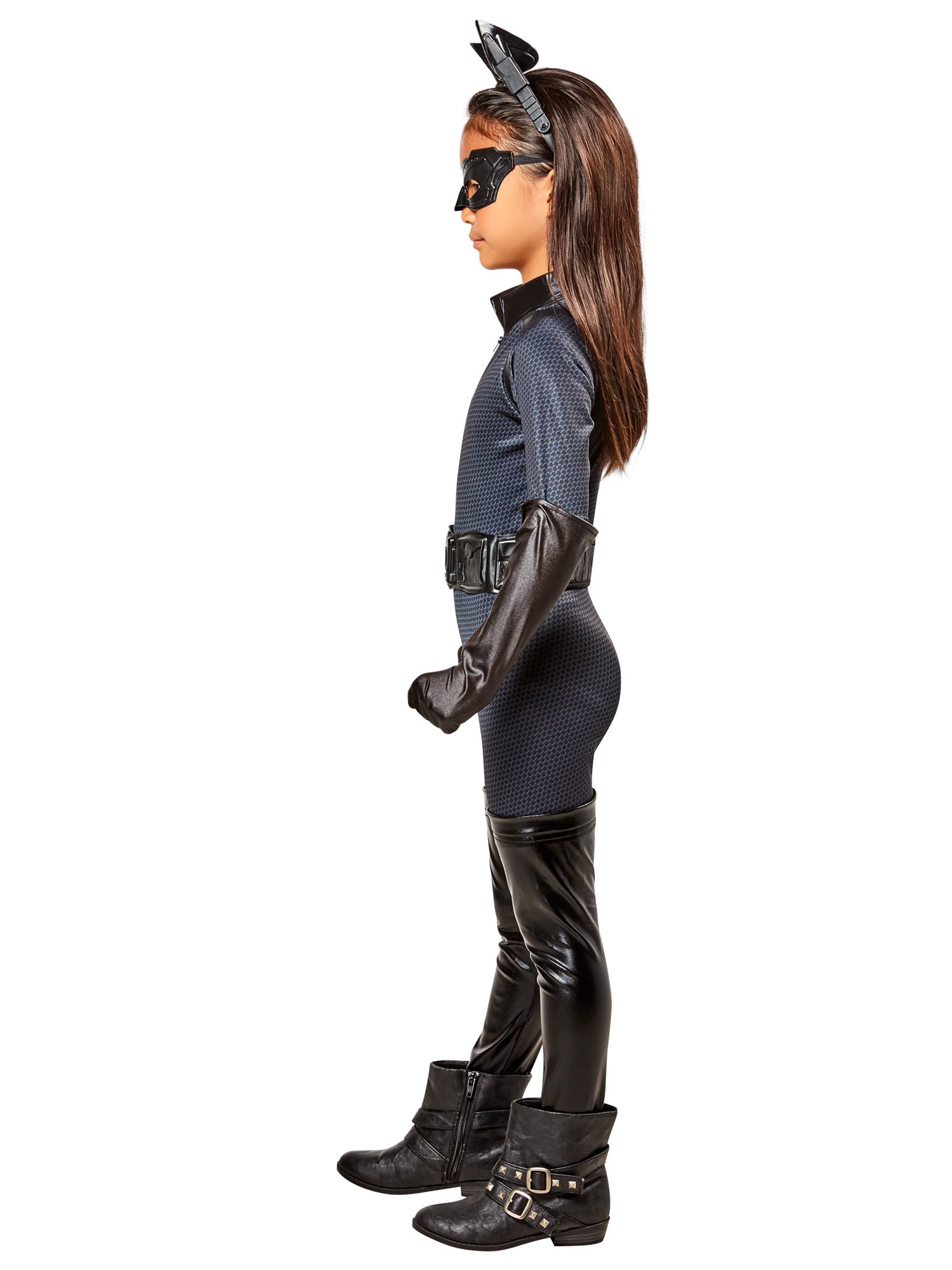 The Dark Knight Rises Catwoman Deluxe Costume for Kids by Rubies, Girls Small