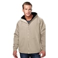 thumbnail image 1 of Tri-Mountain Conqueror 8480 Hooded Jacket, 3X-Large Tall, Khaki/Black, 1 of 2