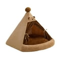 thumbnail image 4 of Cama para Gatos Domésticos, Cama para Mascotas, Cama Lavable para Dormir, Suministros para Mascotas, Tienda Suave Autocalentable para Gatos, Cueva Cer L, 4 of 8