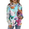 thumbnail image 5 of Super Kitties Sweatshirts Casual Pullover Hoodie Jacket Unisex Hooded Activewear 3D Printed Long Sleeve Sweater with Pocket S, 5 of 8