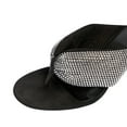 thumbnail image 2 of XYD Women Fashion Rhinestones Studded Band Flip Flops High Heel Open Toe Thong Sandals Dressy Party Shoes Size 10.5 Black, 2 of 4