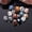 Mixed Random, variant on U8MO 20pcs 8mm Cube Diagonal Hole Faceted Crystal Glass Loose Spacer Craft Beads lot-Black