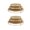 gold (6pcs), variant on Innovative Life 6-Piece Gold Metal Cake Stand Set, 3 Assorted Sizes Dessert Display Tray