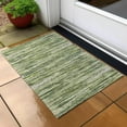 thumbnail image 6 of Addison Rugs Chantille Indoor/Outdoor Transitional Stripes Olive Washable Rectangle Rug, 1'8" x 2'6", 6 of 6