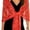 Red, variant on Wrongduck Womens Glitter Shawl Wrap Metallic Evening Scarf with Fringe and Buckle for Wedding Party Dresses