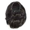 thumbnail image 3 of Mode Beignet Clip-on Plat Cheveux Bun Cordon Queue de Cheval Cheveux Extension Scrunchie Classique, 3 of 6
