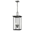 thumbnail image 3 of Millennium Lighting  Barkeley 1 Light Outdoor Hanging Lantern in Powder Coated Black with ClearGlass Shades 27 Inch - Powder Coat Brown, 3 of 5