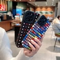 thumbnail image 4 of Love Heart Colorful Embossed Soft Case for Women Girls Compatible with iPhone Case (Colorful Heart,iPhone 12), 4 of 7