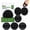 6PCS, variant on No Pain Exfoliating Bath Scrubber Glove, Soft Rubber Shower for Remove Dead All Kinds of Skin