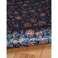 thumbnail image 4 of Contemporary Home Living 3.25' x 5' All Over Floral Area Throw Rug - Blue and Cream, 4 of 8