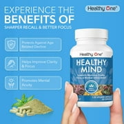 (6 pack) Healthy One Healthy Mind Brain Nootropic Supplement Cognitive Health 1-Count 60 Capsules