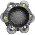 thumbnail image 4 of Juego de dispensador de vino de cristal hexagonal para fiestas y ferias con puntas y bandeja para copas de vino, medio, 4 of 5