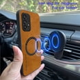 thumbnail image 6 of Mantto for Samsung Galaxy A23 4G Case Compatible with MagSafe Charging, Vegan PU Leather Slim Classic Luxury Elegant Thin Drop Protection Protective Cover for Samsung Galaxy A23 4G, Brown, 6 of 9