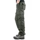 thumbnail image 3 of Pantalones multibolsillos ajustados con múltiples bolsillos, nuevos pantalones para hombre, pantalones cargo ajustados de calle de alta calidad para hombres, pantalones de estilo coreano, pantalones e, 3 of 5