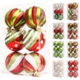 thumbnail image 2 of 6 piezas/caja de adornos de bolas de Navidad de 6 cm, colgante para árbol de Navidad, decoraciones navideñas para el hogar, regalo de Navidad y Año Nuevo, 2 of 5