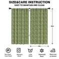 thumbnail image 2 of Blackout Kids Curtains,Green Bigfoot and Tree Pattern Childrens Insulated Curtains Set Of 2,Bedroom Essentials,Toddler Room Decor 42x84in(106x213cm), 2 of 5