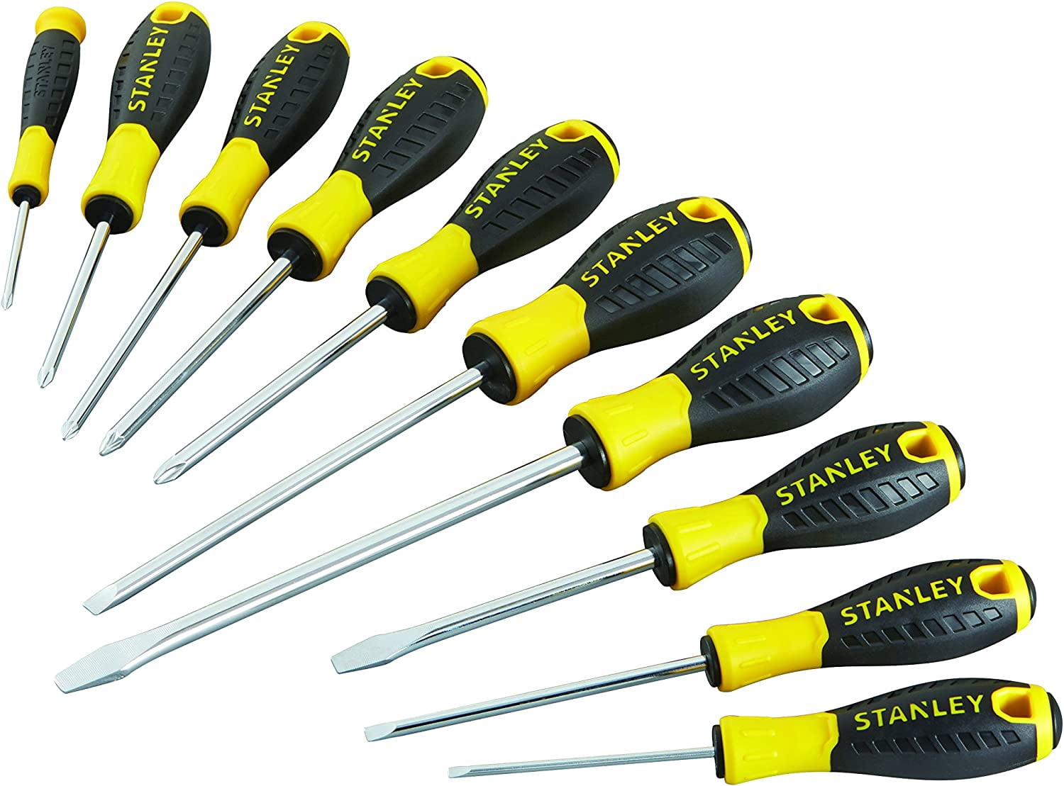 STANLEY - 0-60-211 Essential Screwdriver Set, 10 Piece