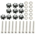 thumbnail image 1 of 10pcs REPAIR KIT Star nuts 1/4-20 screws For 1" OD tube Threadless Forks, 1 of 10